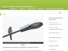 Tablet Screenshot of lounaisluonto.net